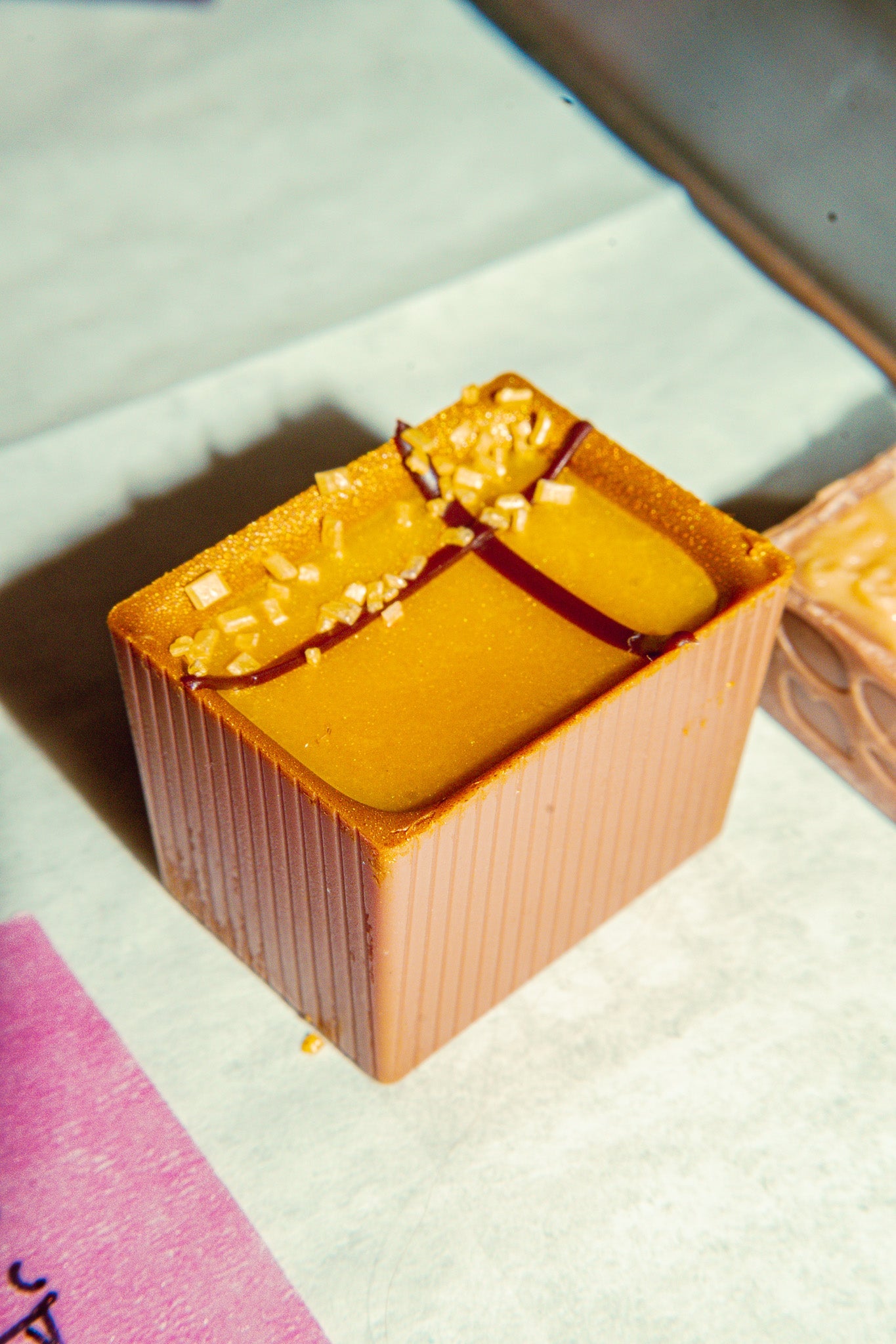 Bon on parchment paper