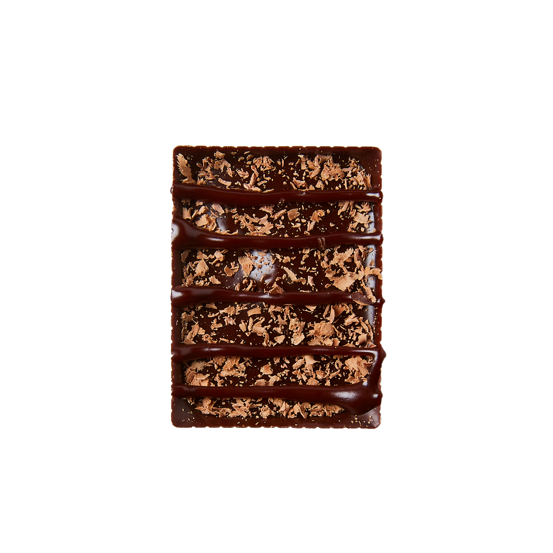 Dark "Up" bon bon Dark chocolate ganache in a dark chocolate shell with dark chocolate