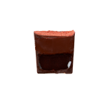 Strawberry Balsalmic bon bon cut in half