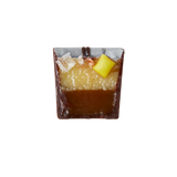 Salty Sap bon bon cut in half