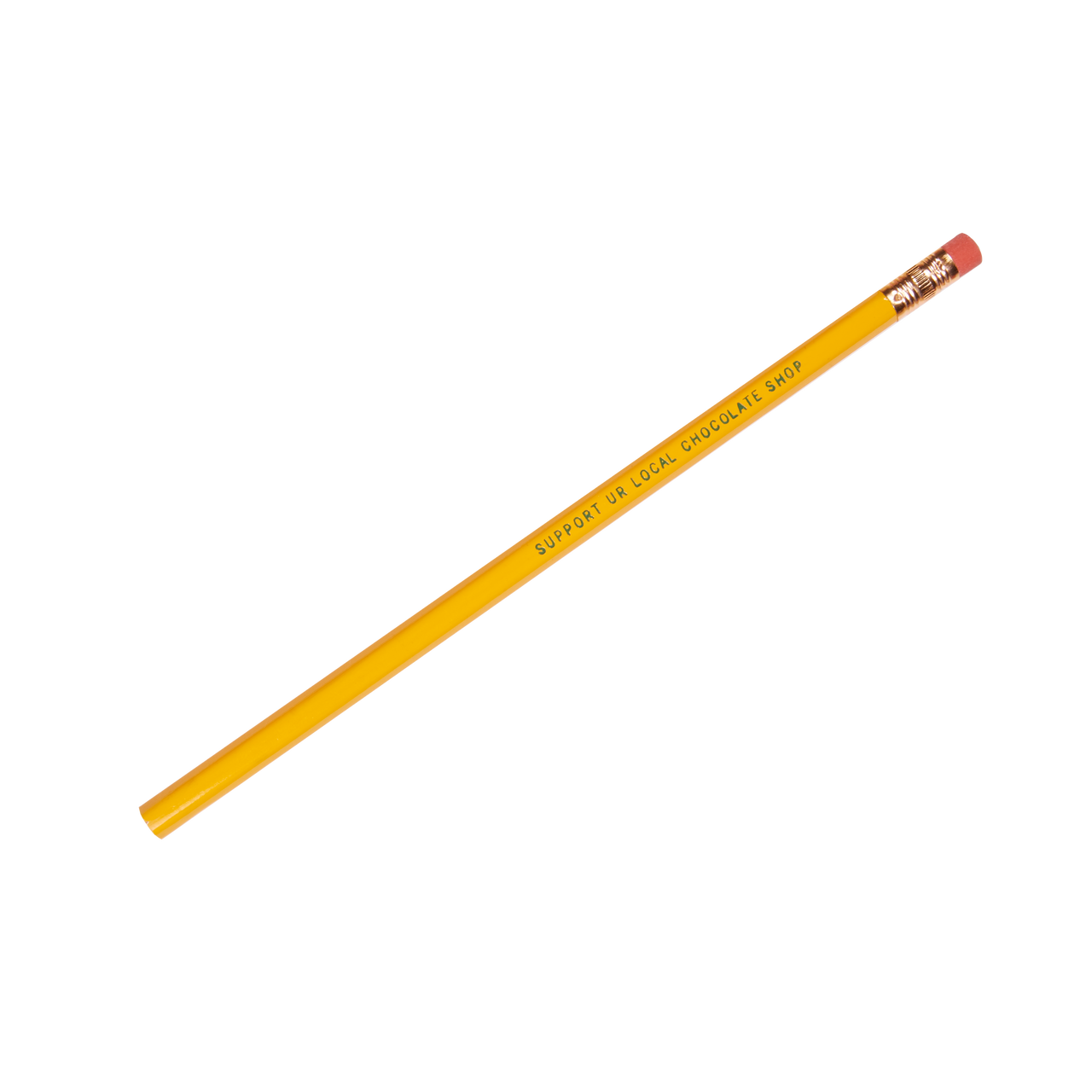 Pencil - Support Ur Local Chocolate Shop (yellow/green)