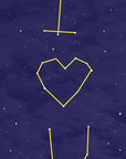 "I Love You Stars" Snack Gazebo Card + Envelope
