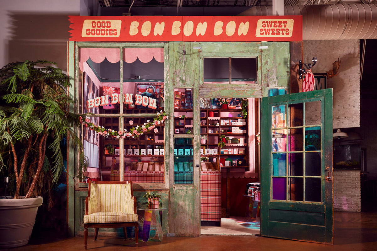 Bon Bon Bon's western-themed shop inside the Rust Belt Market in Ferndale