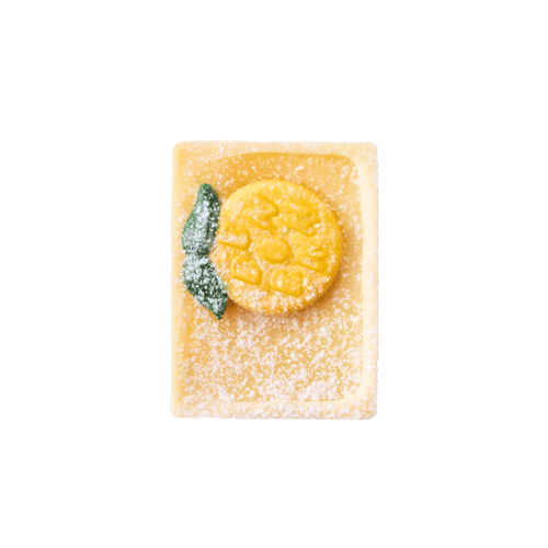 Lemon Bar None white chocolate bon bon from Bon Bon Bon, as seen from above